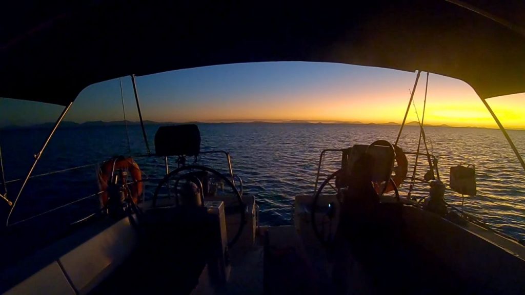 Sailing with Starlight departs Airlie Beach and sails to Gloucester Island